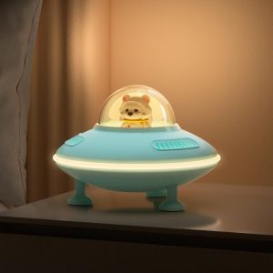 ChenQuanSarl-Enceinte Bluetooth 5.4 Haut-Parleur Sans Fil Lampe De Chevet 2 Niveaux De Luminosité Cadeau Femme,Homme, Ado Garçon,Fille,Anniversaire,Noël Enceinte Bluetooth Lumineuse Veilleuse Decorat - Neuf