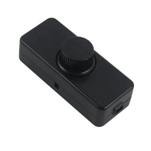 Potentiomètre régulateur de lumière avec interrupteur-Dimmer LED,contrôle d'intensité 12 V-24 V DC,atténuateur pour bandes LED,puissance 8 A 196 W max,connexion par vis - Neuf
