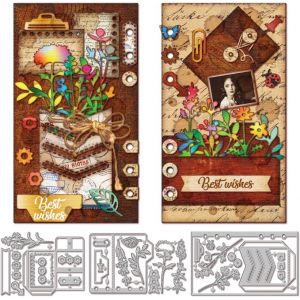 Tianyi-Matrices De Découpe De Pages De Dossiers De Plantes Matrices De Découpe De Planificateurs Matrices De Découpe De Fleurs Et De Plantes Pour Le Bricolage Le Scrapbooking - Neuf