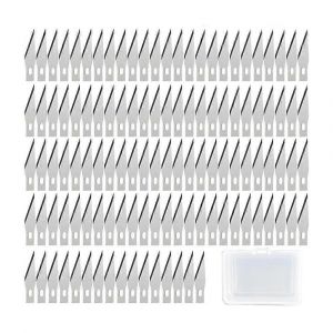 50/100pcs Couteau Lames De Remplacement 11 Bricolage Hobby Pr&eacute;cision Sculpture Artisanat Outil De Coupe Gravure Sur M&eacute;tal Scrapbooking - Neuf