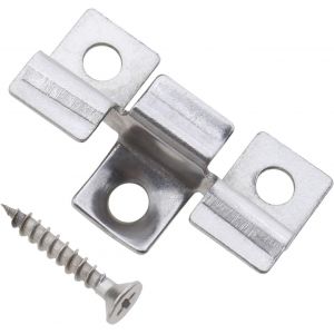 CHECARZHN--NO1-100 Pièces Clip De Panneau De Fixation D'Espacement Caché De Terrasse, Avec Vis Autotaraudeuse En Acier Inoxydable Matériel De Bricolage - Neuf