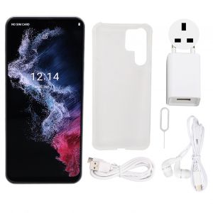 Smartphone debloque 4G LTE de 6,82 pouces, 8 Go de RaM, 256 Go de ROM, double SIM, android 12, 110 V, version Europe/asie, argent, prise britannique - Neuf