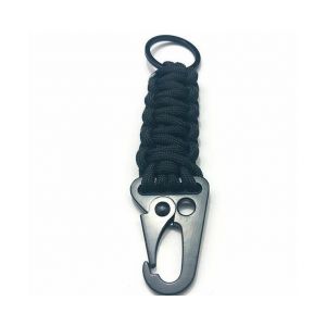 Porte-Clés En Paracorde Durable, Outil De Survie Edc Pour La Randonnée, Le Camping Et L'escalade - Porte-Clés Compact En Corde Noire De Qualité Militaire - Neuf