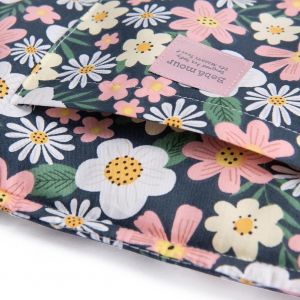 Porte Poupee Bebe 3 En 1 Filles Porte Bebe Doux 100% Coton Motif Fleurs Vert - Neuf