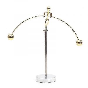 Acier Physique Jouet Cin&eacute;tique Art &Eacute;quilibre Jouet &Eacute;quilibrage D&eacute;compressif Science Psychologie Bureau Jouet pour - Neuf