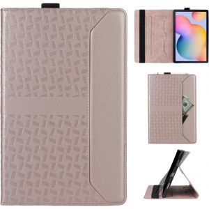 KAL-Coque Pour Samsung Galaxy Tab S6 Lite 10.4 Pouces 2020 Mince Cuir Smart Cover &Eacute;tui De Protection Coquille &Eacute;tui &Agrave; Tablette Pour Samsung Galaxy Tab S6 Lite 10.4 Sm-P610/P615 2020 Rose - Neuf