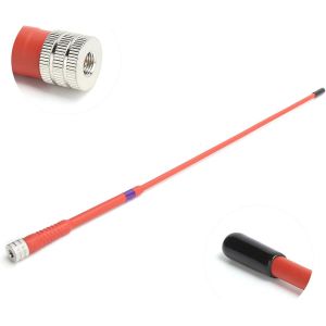 VornixorSarlshop-Antenne Gps, Antenne Alpha Portable Antenne Souple &agrave; Gain &Eacute;lev&eacute; pour Gps Astro 430 320 900 220 /Alpha 50 100, Antenne Talkie-Walkie(Rouge) - Neuf