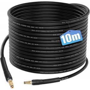 MEVRONISSHOP-10M Flexible Tuyau pour K&auml;rcher K2 K3 K4 K5 K6 K7 Nettoyeur Haute Pression Accessoires Rallonge Tuyau de Rechange Pi&egrave;ces D&eacute;tach&eacute;es Tuyau D'extension avec Connecteur Rapide Poign&eacute;e - Neuf