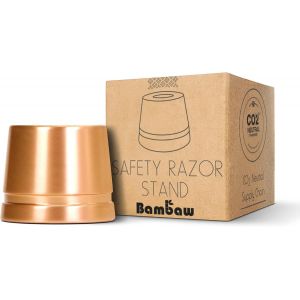 Support Rasoir Or Rose, Pas Compatible Avec Tous Les Rasoirs De Sécurité, Uniquement Ceux De La Marque, Socle Pour Rasoir En Métal, Porte Rasoir De Sureté, Porte Rasoir Homme Et Femme - Neuf