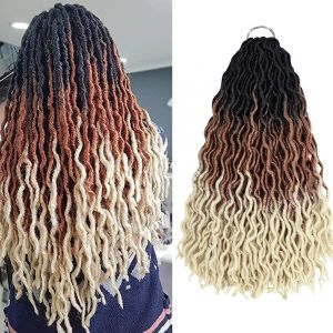 Lot De 2 Tresses Synthétiques Au Crochet Style Bohème, Cheveux Pré-Bouclés, Ondulés Et Bouclés, Style Déesse - Neuf