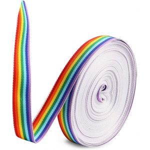 Ruban En Tissu Gros-Grain Double Face Pour Arts, Artisanat, Bricolage, Emballage Cadeau, Mariage, Décoration De Fête D'anniversaire 10 M - Neuf