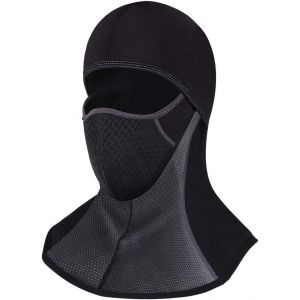 Cagoule Moto Noir Balaclava Ski Cyclisme Masque Moto Cross Vtt De Sport Imperméable Coupe Vent Au Chaud Taille Universelle.[T268] - Neuf
