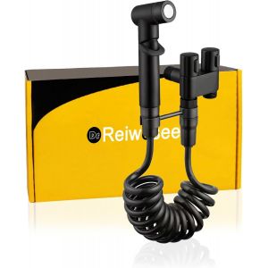 Douchette de Toilette pour Bidet,Douchette Toilette WCKit de Bidet de Toilette qualitéPulvérisateur de Bidet à MainKit WC avec Tuyau de Télescopique de 2m et Double Vanne de Contrôle - Neuf
