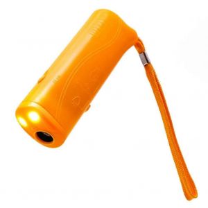 Ordinateur De Poche Dresseur De Chiens Avec Lampe De Poche Led, 3 En 1 Écorce De Bouchon De L'appareil De Formation De Chien, De Couleur Jaune - Neuf