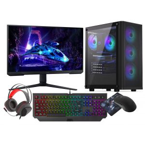 VIST PC Gaming Core i5-14400F - RAM 32Go - NVIDIA GeForce 5060 - SSD 1To - LCD 24" 180Hz - W11 - Neuf