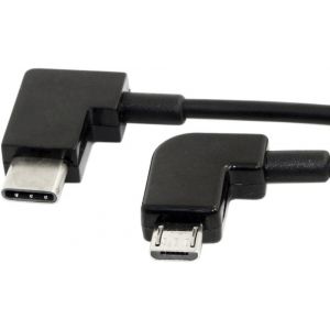 Kalanka-Xiwai C&acirc;ble De Donn&eacute;es De Contr&ocirc;le &Agrave; Distance Type C Vers Micro Usb Pour Dji Mavic Pro Platinum Mavic Pro Rc Accessoires - Neuf