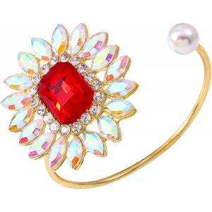Eryi-Bracelet Papillon Bracelet En Or Ouvert Fleur Bracelet Manchette Accessoire De Bijoux De Poignet Pour Femme - Neuf