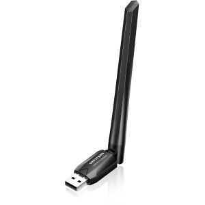 Ac600 Wifi Usb Stick For Pc, Ac600 Wifi Adapter + Bluetooth 5.0 Antenna Dongle, Dual Band 2.4ghz/5ghz, With 6dbi Wireless Antenna, Compatible With Windows 11/10/8.1/8/7/Xp - Neuf