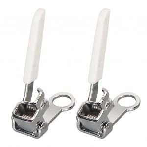 Lot De 2 Pieds De Broderie En Acier Inoxydable Pour Singer 4452,44s,6180,6160,5400,C5200,2277,2282,2263,2250 - Neuf