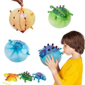 5pcs Tpr Gonflable Animal Vent Jouet Dinosaure Gonflable Bobo Ball-al&eacute;atoire Style/YY - Neuf