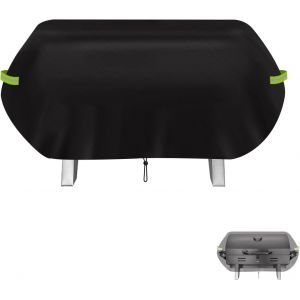 KAL-Housse De Protection Pour Barbecue À Gaz 47 X 70 X 30 Cm, Petite Housse De Barbecue 420D, Résistante Aux Intempéries, Imperméable, Coupe-Vent, Uv, Accessoire Pour Réchaud À Gaz D'Extérieur - Neuf