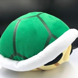 Peluche géante à coquille verte, Super Mario Golden Classic Turtle Shell, poupée en peluche, oreiller en peluche pour enfants, grande taille (1 paquet, vert, 35,5 cm) - Neuf