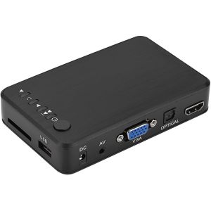 CHECARZHN--NO1-Lecteur Vidéo Audio Hdmi 1080P Hd Audio Et Vidéo Lecteur Multimédia Avec Télécommande Infrarouge Lecteur Multimédia À Faible Consommation D'Énergie Lecteur Usb Lecteur De Disque Dur Mo - Neuf