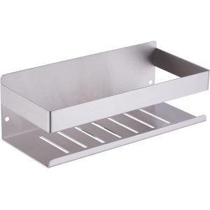 &Eacute;tag&egrave;re de Douche sans Per&ccedil;age, &Eacute;tag&egrave;re de Douche Auto-adh&eacute;sif,SUS304 Acier Inoxydable Adh&eacute;sive Panier de Douche Nickel Bross&eacute; 23CM - Neuf