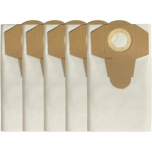 Lot De 5 Sacs À Poussière Universels Pour Aspirateurs Secs Et Humides - 20 L[SSE7111244] - Neuf