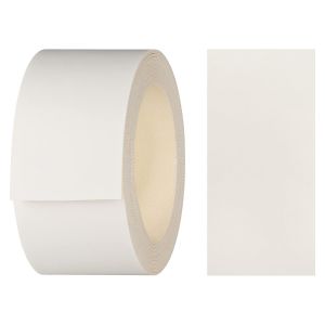 Eryi-Ruban Adhésif Pour Bords En Mélamine Avec Adhésif Thermofusible, 40 Mm X 5 M, Ruban Adhésif Thermocollant Pour Étagères Et Panneaux, Décoration : Blanc Lisse - Neuf
