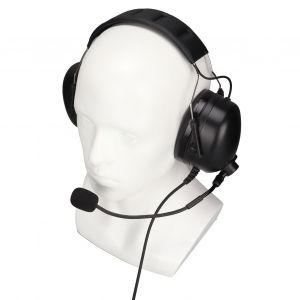 Casque antibruit 7,1 mm, robuste et sur, avec PTT U94 pour telephone portable 3,5 mm - Neuf