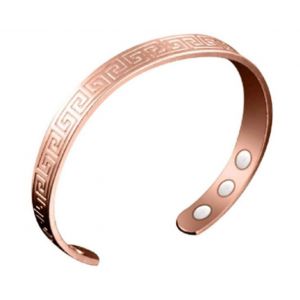 Bracelet Magn&eacute;tique R&eacute;glable En Laiton Pour Plus De Confort Et De Style - Neuf