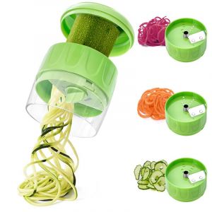 1 Coupe-Légumes Portable En Spirale, Coupe-Légumes En Spirale, Éplucheur De Courgettes, Pour Nouilles De Courgettes, Spaghettis, Tagliatelles, Carottes, Concombres - Neuf