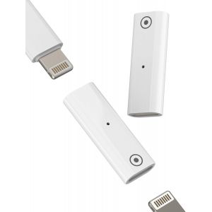 TRAHOO-Apple Pencil Lot de 2 adaptateurs Lightning femelles vers Lightning femelles pour iPad Adapter pour iPhone C&acirc;ble certifi&eacute; MFI 1st g&eacute;n&eacute;ration Stylus Chargeurs Convertisseur Accessoires - Neuf