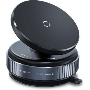 Support T&eacute;l&eacute;phone Voiture Magn&eacute;tique pour MagSafe,Ventouse Support Voiture Aimants pour iPhone 16 15 14 13 12 Pro Max Plus 16E,sur Miroir/Verre/Gym,Noir - Neuf