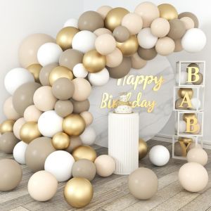 AYUHR-100 Pièces Attache Ballon(Anneau), Arche Pour Ballon Clips de Fixation,Support Arche Ballon,Support Ballon Anniversaire Pour anniversaire, fête, mariage et célébration ballon décoration - Neuf