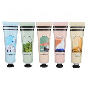 Creme hydratante pour les mains, lotion pour les mains a absorption rapide, parfum doux et reparateur pour la peau, 5 x 30 g - Neuf