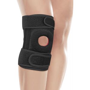 Genouillère De Sport Genouillère Réglable Pour Hommes Et Femmes Avec Coussinet Rotulien En Gel Et Stabilisateur Latéral Pour La Course, Le Soulagement De La Douleur Et L'arthrite. (2 Pièces) - Neuf