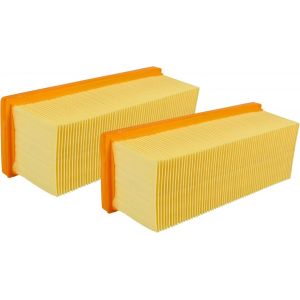 2 x Vacuum Cleaner Filters,Compatible with K&auml;rcher 2501,2501 TE,2601,2601 Plus,2701,2701TE,2801,2801 Plus,3001,3001 Hot-Main Filter - Neuf