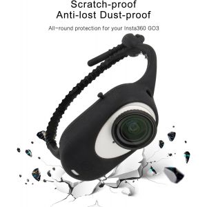 Bracelet R&eacute;glable En Silicone Pour Sac &Agrave; Dos, Sangle De Paume Compatible Avec Insta360 Go 3 /Go 3S Accessoire De Cam&eacute;ra D'Action Support Mont&eacute; Sur V&eacute;lo Collier Pour Chat Ceinture M[SHY9292493] - Neuf