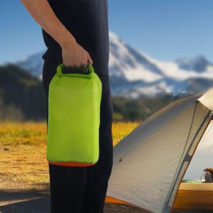 Sac De Rangement Etanche En Silicone Pour La Plage (Vert-S) - Neuf