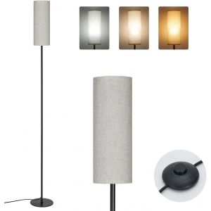 Lampadaires Pour Salon, Lampe Sur Pied Led Moderne, Lampe De Lecture, 3 Températures De Couleur, Lampes De Chevet Réglables Pour Chambre À Coucher, Salon, Bureau (Gris) - Neuf