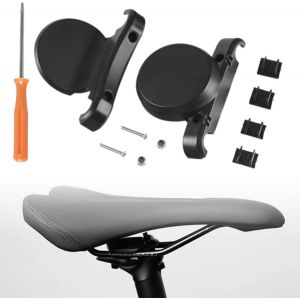 Support de v&eacute;lo cach&eacute;-Support antivol-Compatible avec les v&eacute;los de montagne et les v&eacute;los de route-Support de traceur GPS pour v&eacute;lo-Accessoires de selle - Neuf