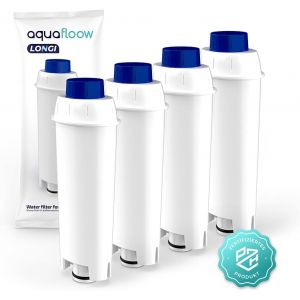KALANKA-LONGI Lot de 4x Filtres à Eau pour Machine à Café de Rechange pour DeLonghi DLSC002, SER3017 & 5513292811 Compatible avec Séries ECAM ESAM ETAM | Entretien et Protection pour Machine à Café - Neuf