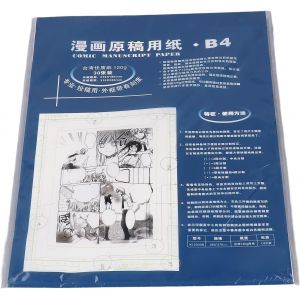 Chenquansarl-Papier Manga B4 De Qualité Supérieure, 30 Feuilles De Papier D'animation De Bande Dessinée, Finition Brillante 120 G, Papier De Croquis Artistique Résistant Au Jaunissement Pour - Neuf
