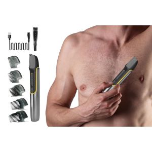 Tondeuse &Agrave; Cheveux Et &Agrave; Barbe Sans Fil Pour Hommes, Avec Chargement Usb Et 5 Sabots De Guidage. - Neuf