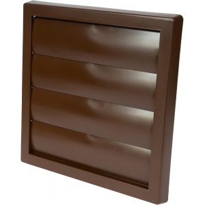 KALANKA-Grande grille d'aération marron de 150 mm - Pour sèche-linge - Grille d'aération en plastique - 190 x 190 mm - Neuf