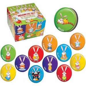 KAL-12 De Cuisine R&eacute;frig&eacute;rateur Aiman Lapins-Aimant Pour Tableau Blanc&Frigo-Aimant De Bureau-D&eacute;coration De La Maison,Cuisine,Ecole-Aimant Emoji Des Cadeaux-Jouets Educatifs Pour Enfants-Id&eacute;ale Don - Neuf