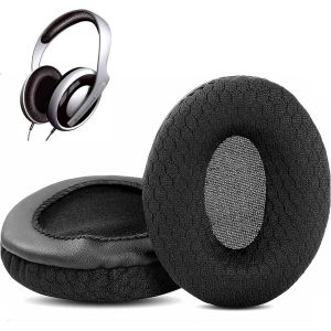 KAL-Remplacement Des Coussinets Compatible Avec Sennheiser Hd437 Hd447 Hd457 Hd477 Hd497 Hd202 Hd212 Coussinets D'Oreille En Tissu Respirant/Mousse Haute Densité - Neuf