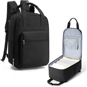 nzqaf-Sac à dos sous vide avec pompe,Baggage Cabine à main avec compression pour Ryanair 40x20x25 Sac à dos Voyage Sac cabine Easyjet 45x36x20 pour homme et femme - Neuf